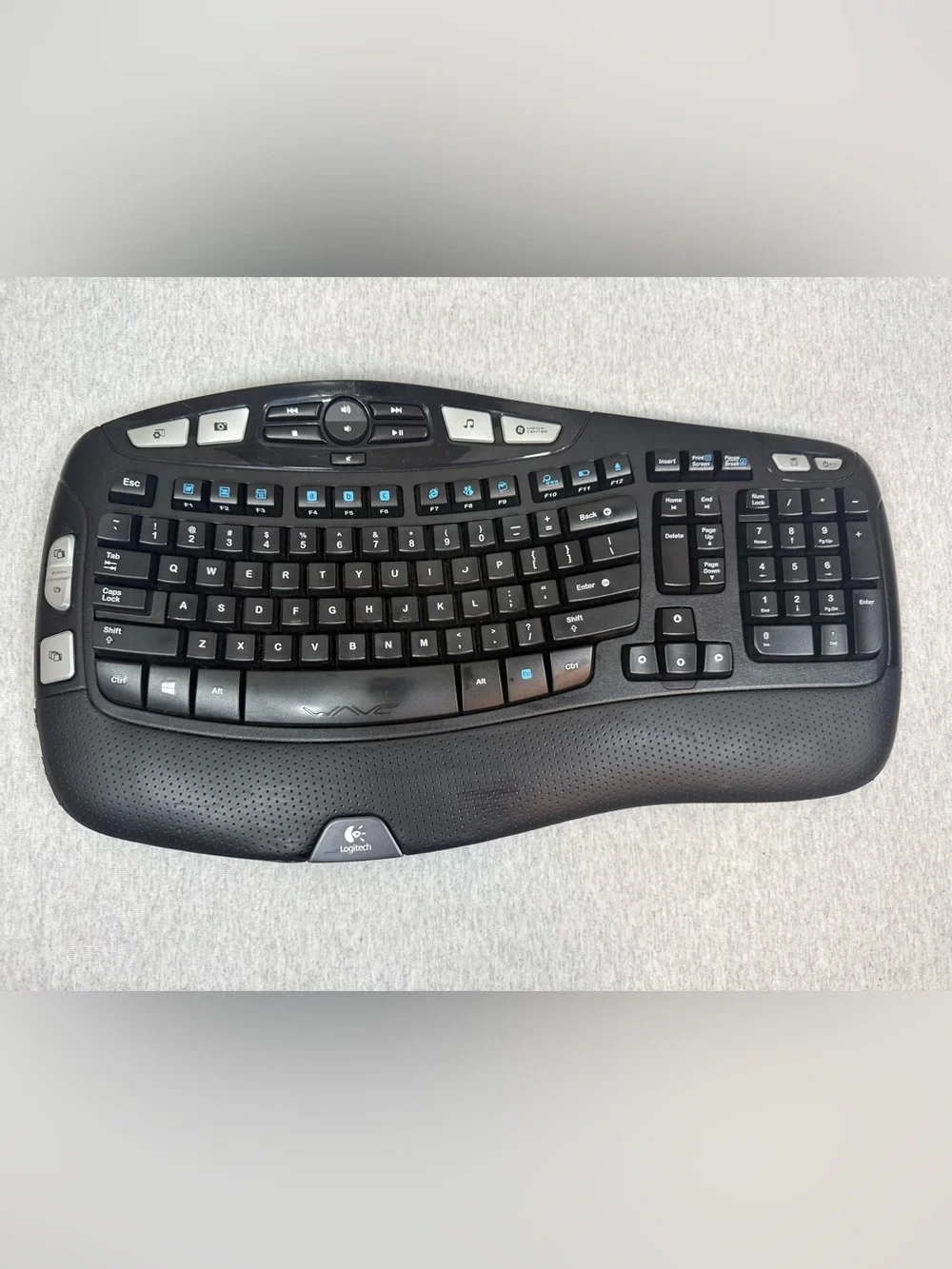 Logitech K350 Wireless Wave Ergonomic Keyboard